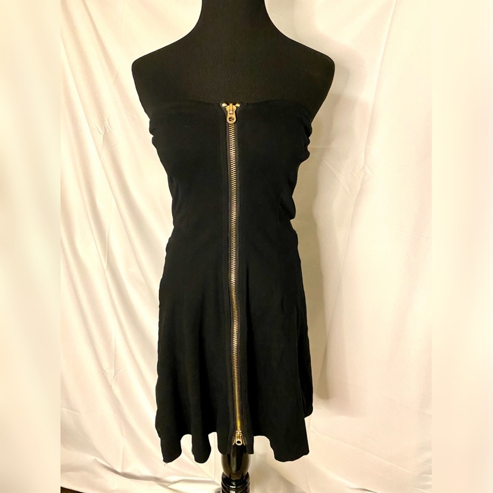 Juicy Couture Strapless Black Mini Dress - Size 0